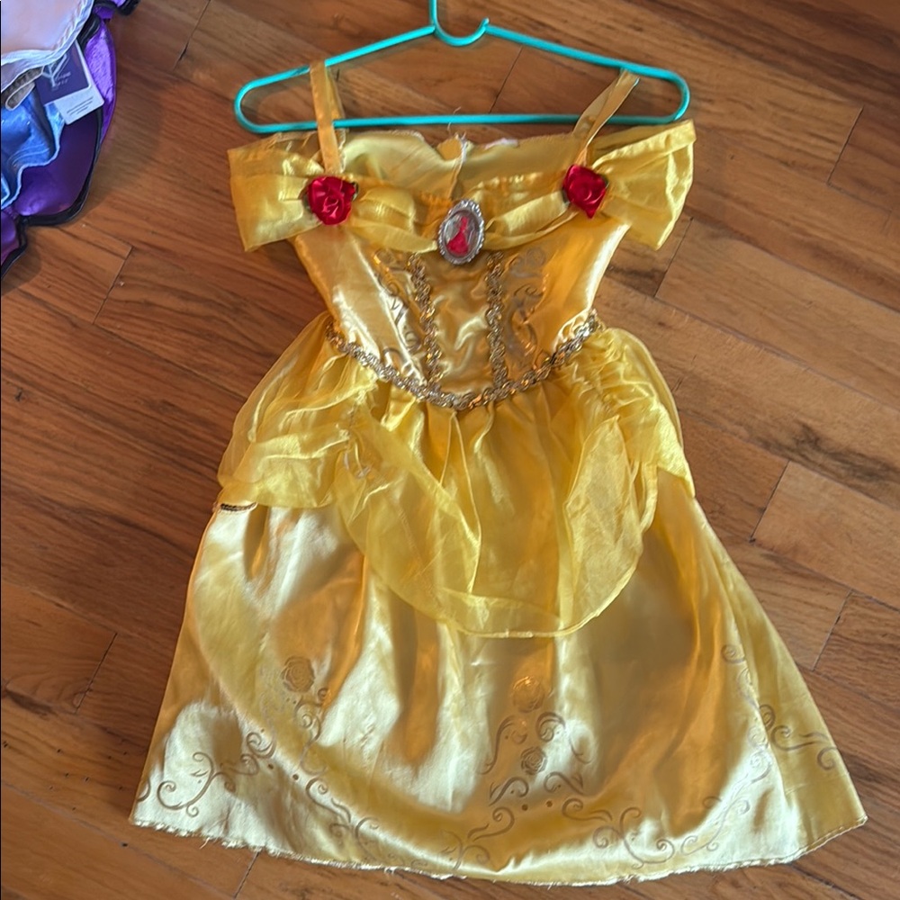 Yellow Princess Costume Dress for Kids